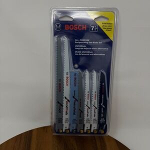 Bosch RAP7PK 7 Piece All Purpose Reciprocating Saw Blade Set Wood Metal BIM HCS